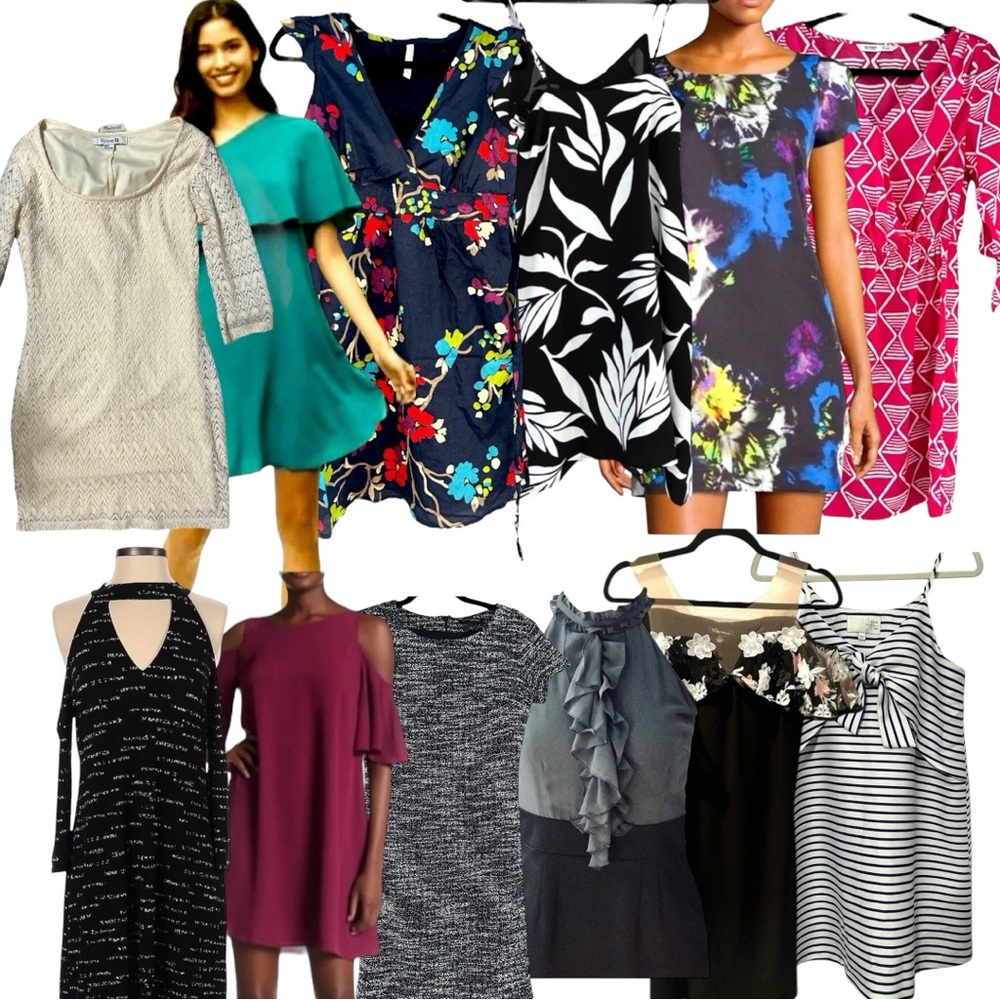 Bundle of 12 dresses